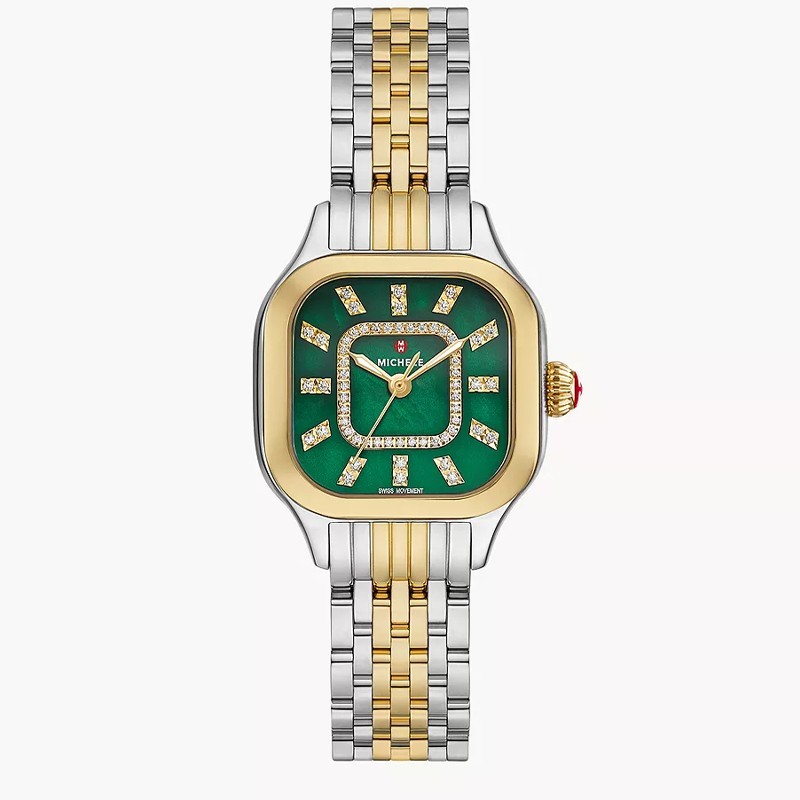 MICHELE Meggie 18K Two-Tone Gold-Plated Diamond 29mm Women’s Watch MWW33B000018