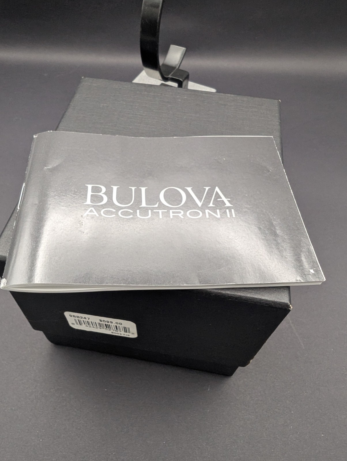 Bulova Men’s 98B247 Accutron II Analog Japanese Quartz Black Watc 41 mm NEW