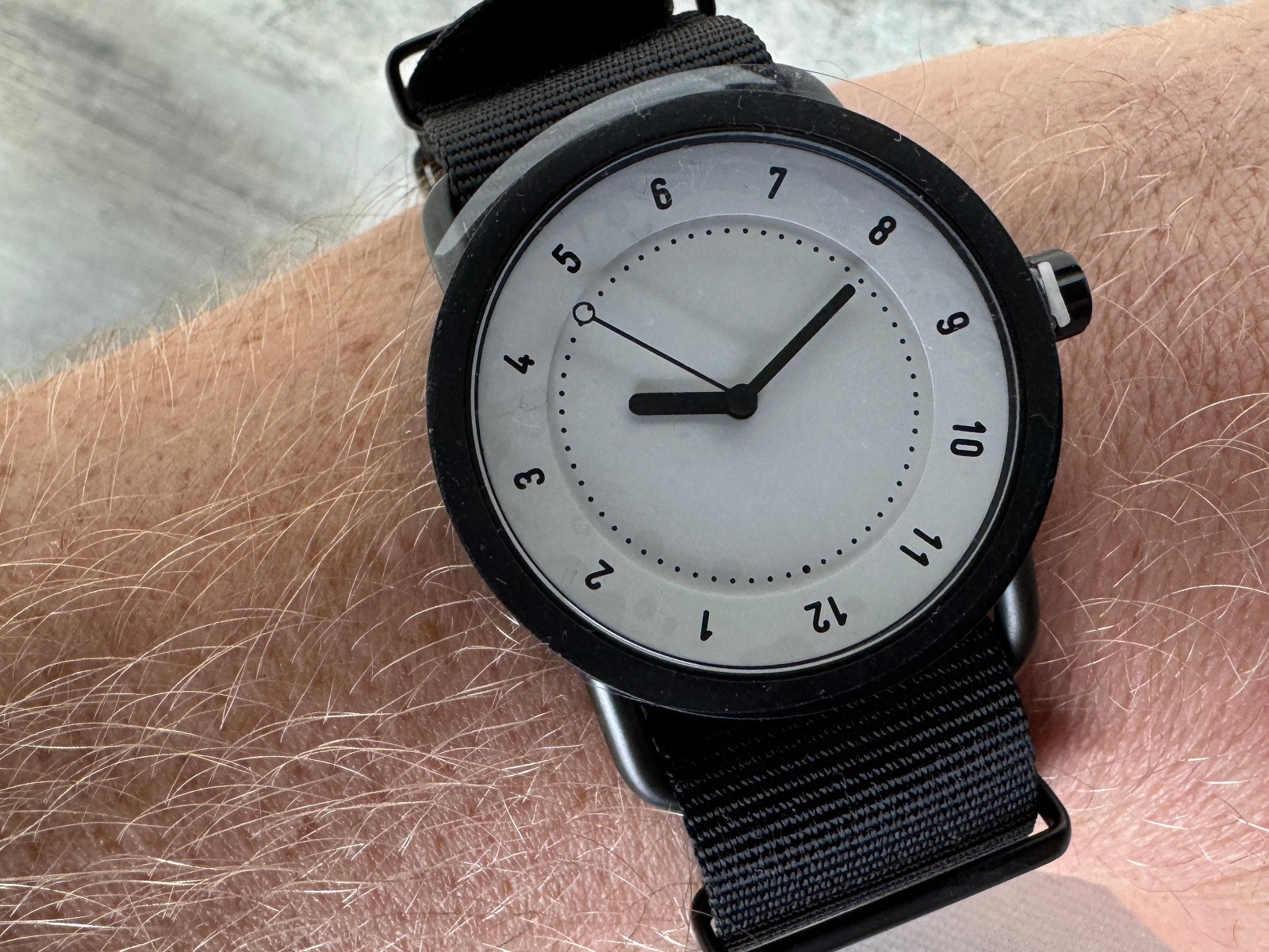 TID Watches No. 1 White Quartz Swedish Brand Wristwatch 2000s