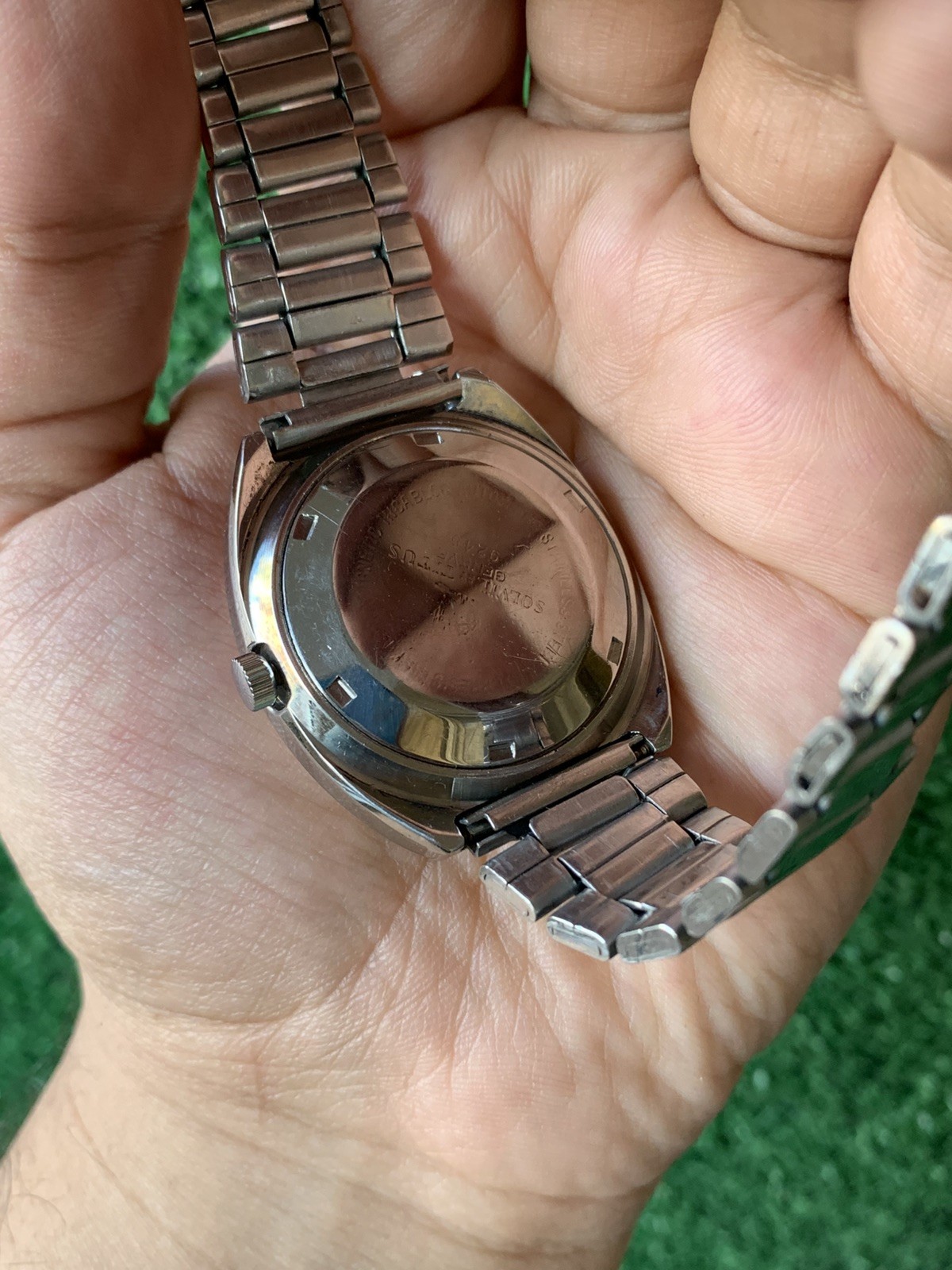 Vintage Solvil et Titus Geneve Automatic Watch 38mm Gradient Dial 25J Swiss Made