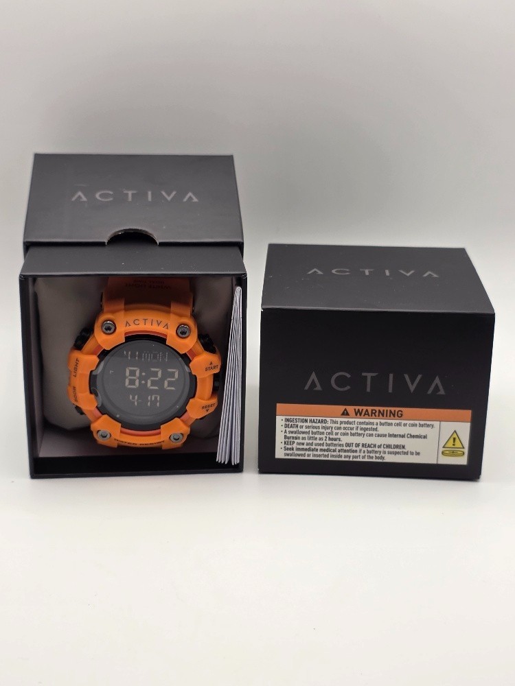 Activa Kadron x Invicta ACW1968-005 53mm Men’s Digital Wristwatch New