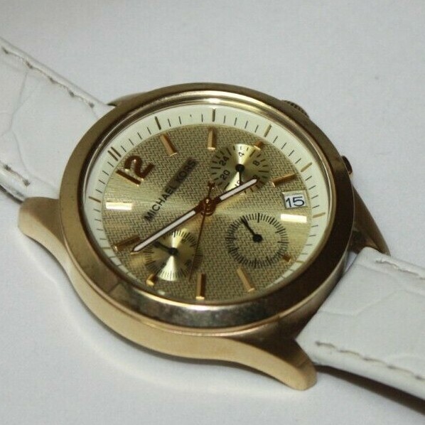 Michael Kors Women’s Gold Tone Chronograph Multi-Dial Watch MK-5285 [061GRA]
