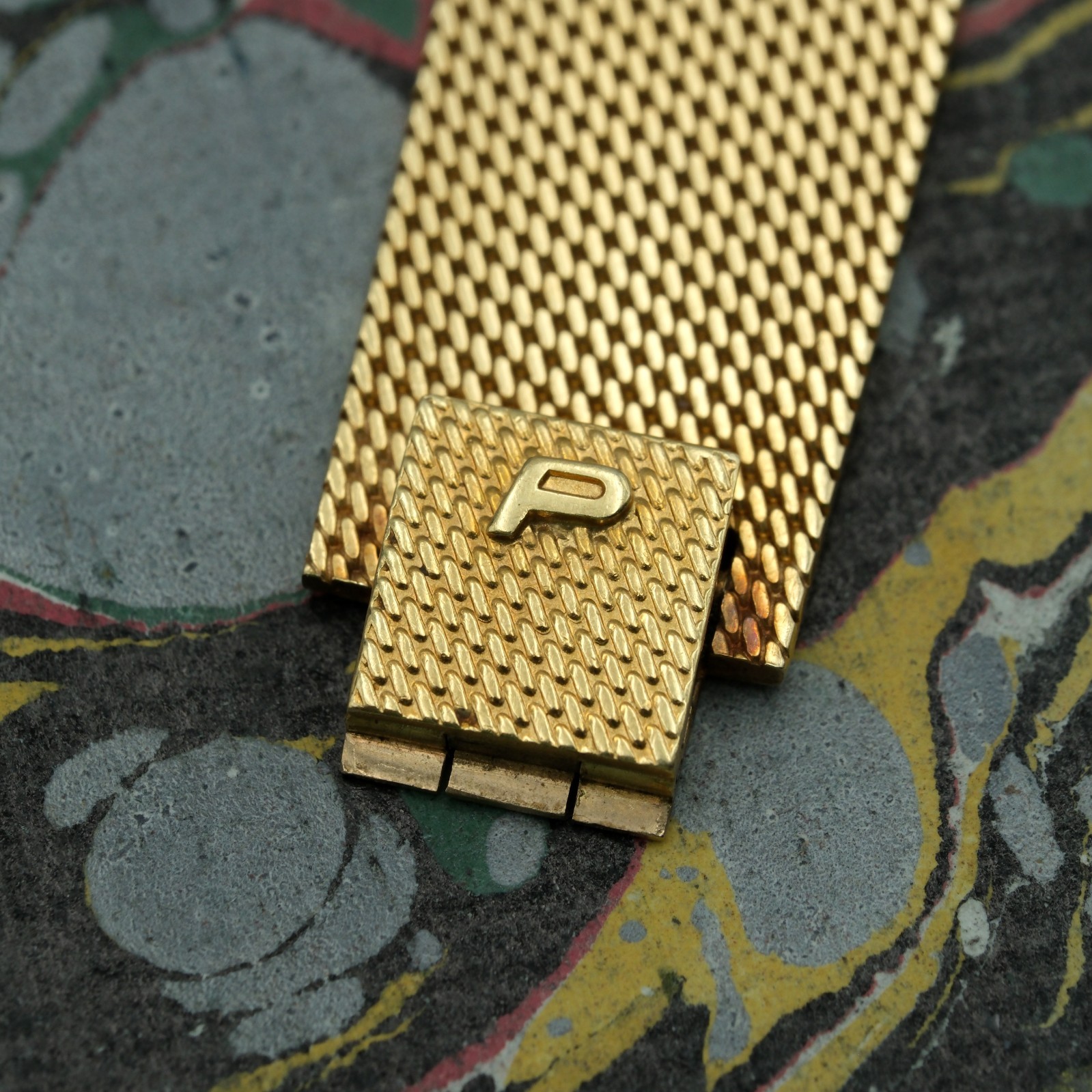 Piaget 924 B11 18K Yellow Gold Ultra Thin Bracelet Watch c.1970 Vintage – 49.6 g