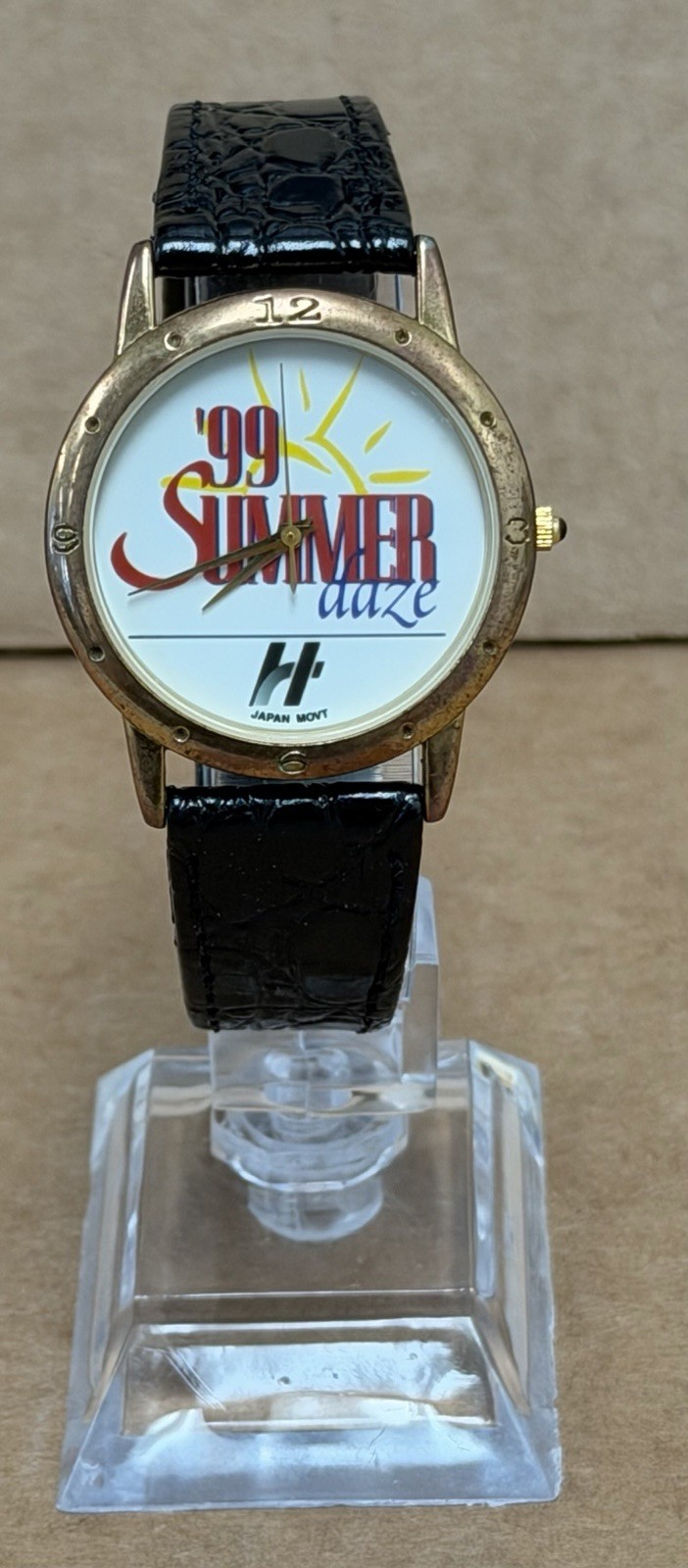 vintage promotional quartz watch from 1999 featuring the ‘99 Summer Daze