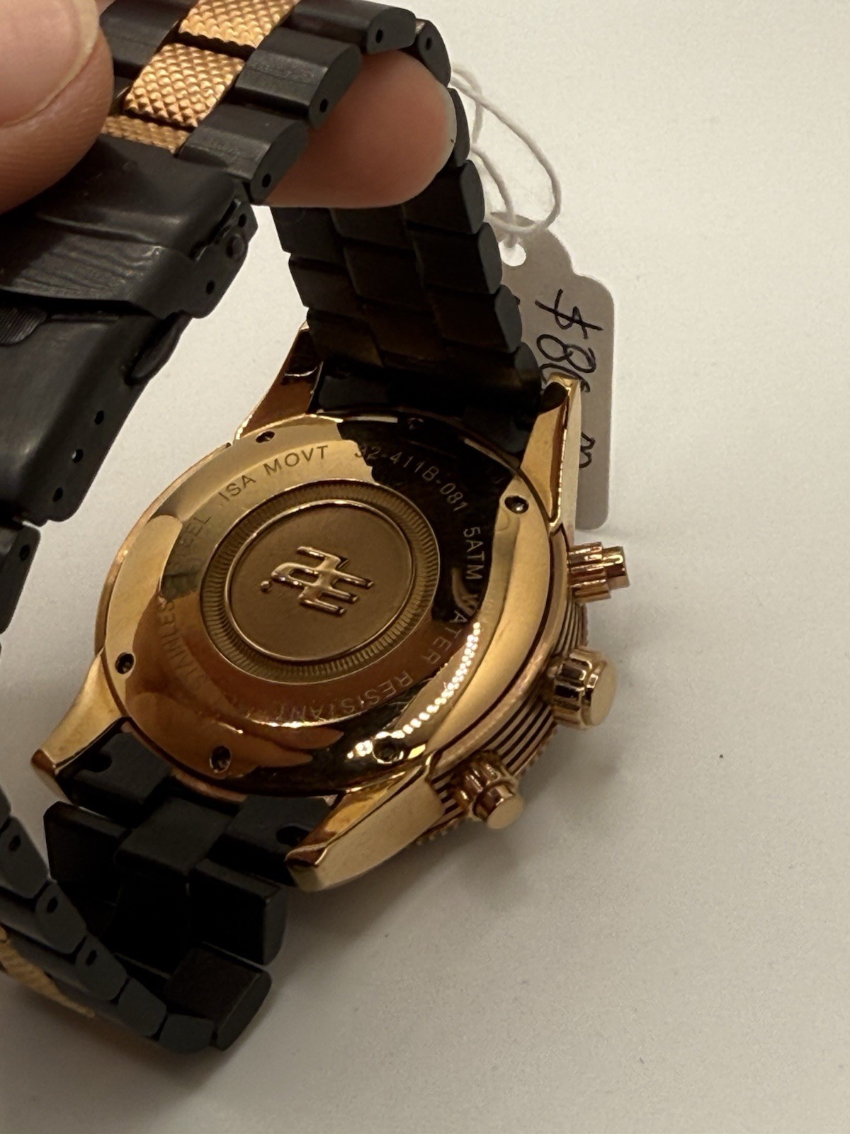 32 Degrees Chronograph Two-Tone Watch 32-411B-081 5ATM Water Resistant