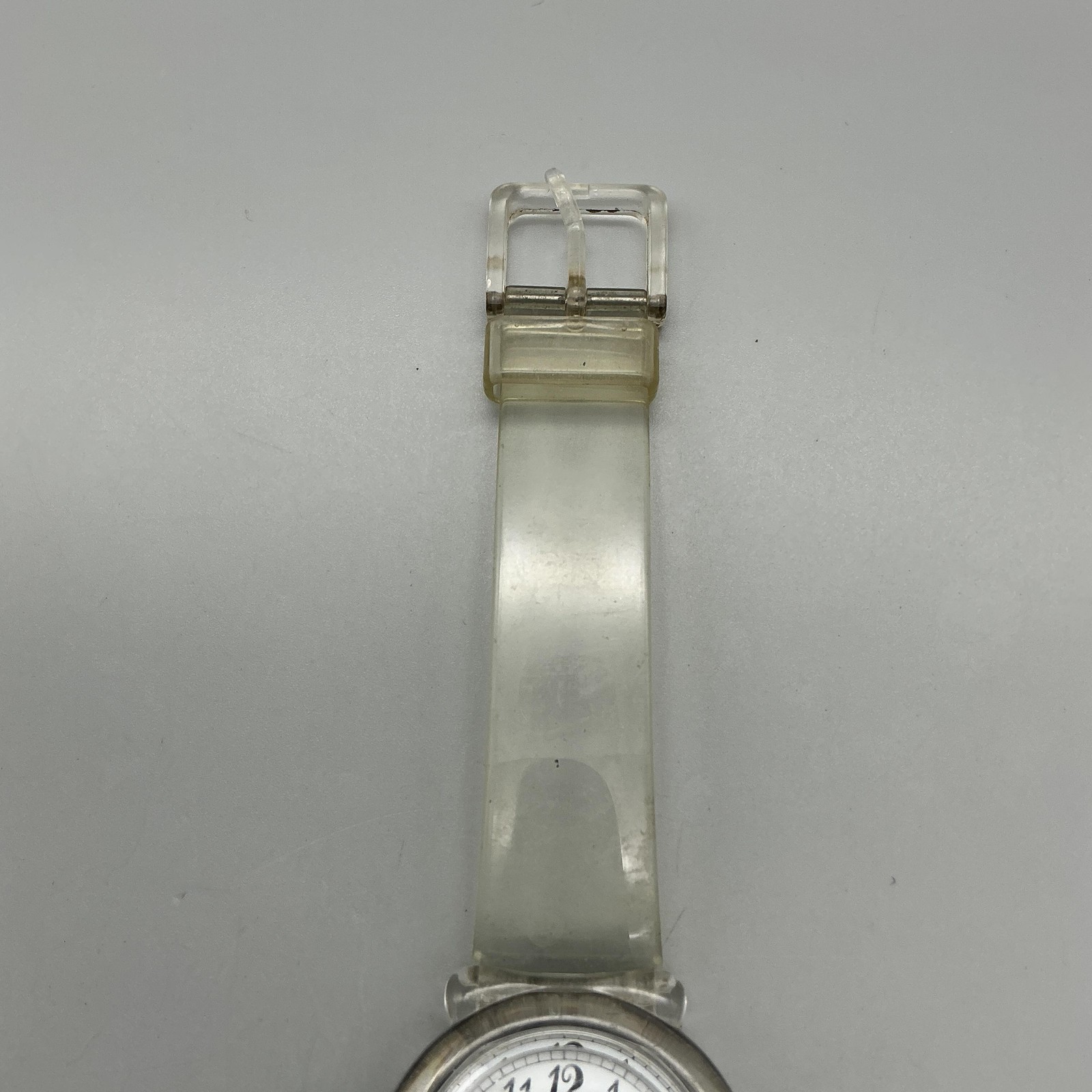 Vintage Armitron Red Baron Youth Watch 30mm Snoopy Peanuts Clear New Battery