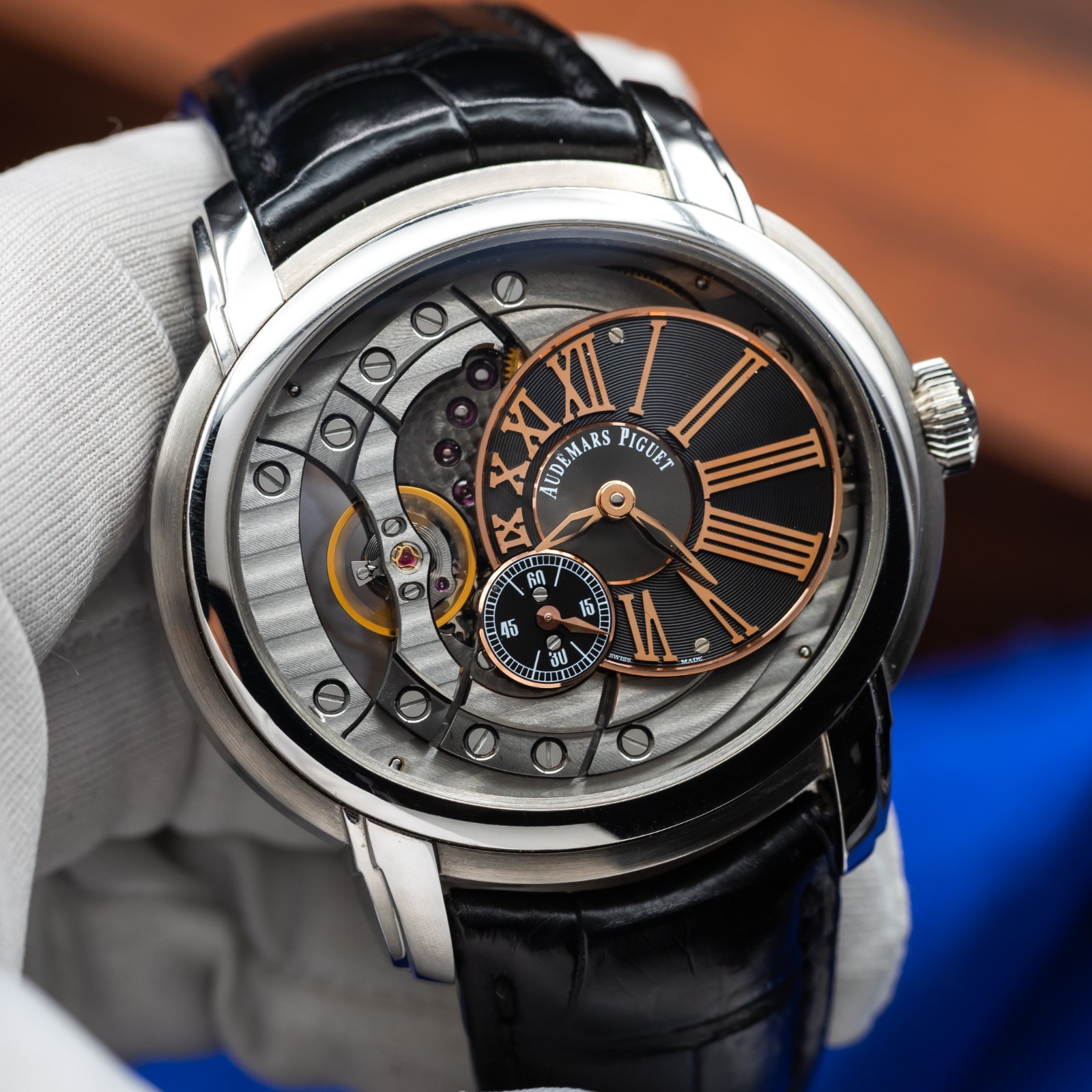 AUDEMARS PIGUET Millenary Skeleton Dial 15350ST.OO.D002CR.01