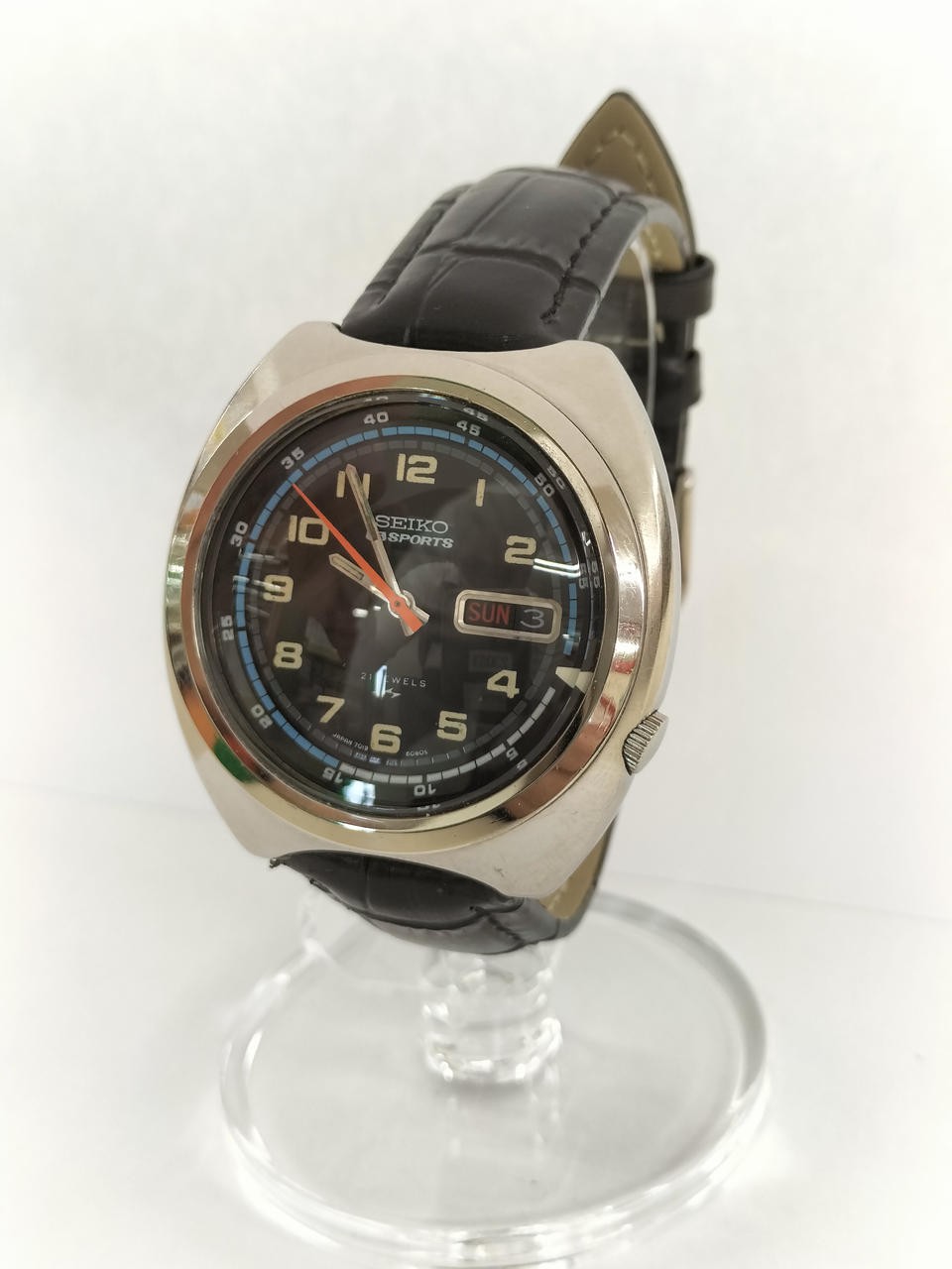 [A4N] Seiko 5 Sports 7019-6040 Vintage Flyback Chronograph JDM Watch [x8w]