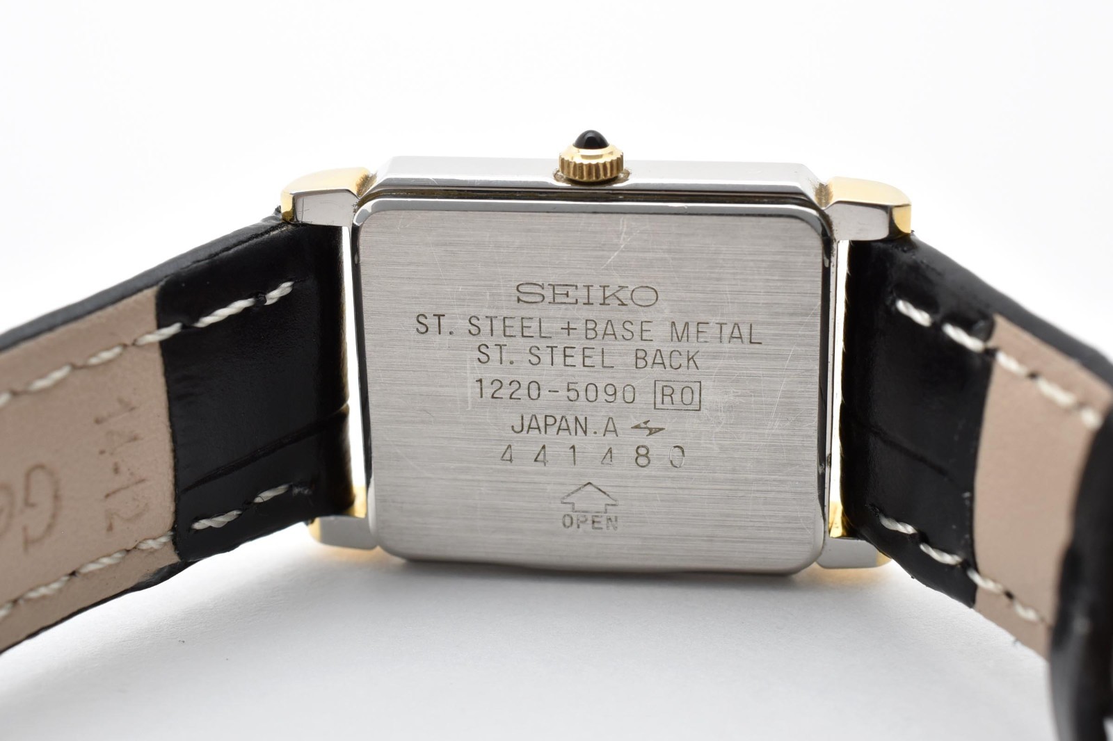 [Near Mint] SEIKO Exceline 1220-5090 21mm Quartz Vintage Gold Tank Women’s Watch