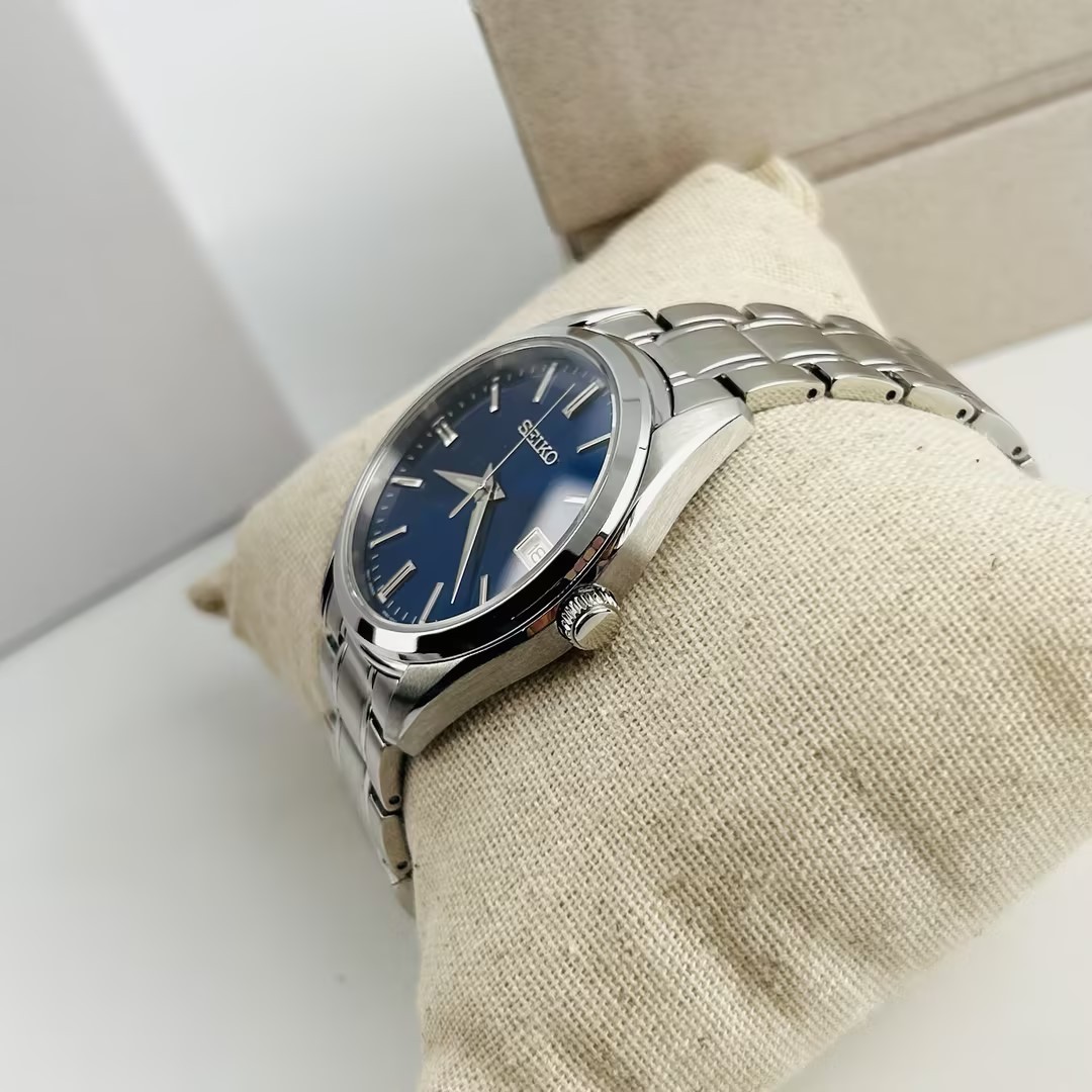 Seiko Essentials SUR309 Blue Dial Men’s Stainless Steel Quartz Watch 40.2mm