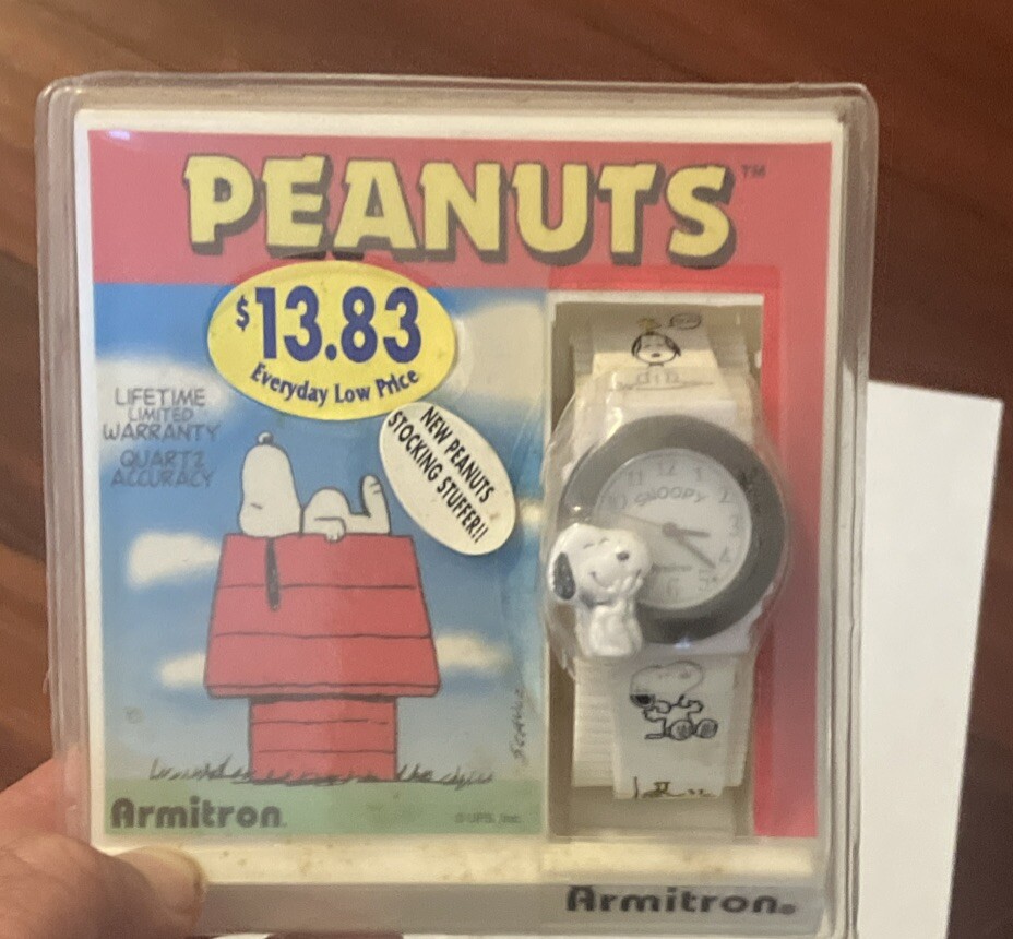 NIB Vintage PEANUTS SNOOPY Armitron Watch Sealed Lifetime Warranty