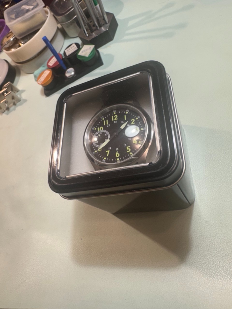 Seagull ST3600 Avionics Style large wristwatch