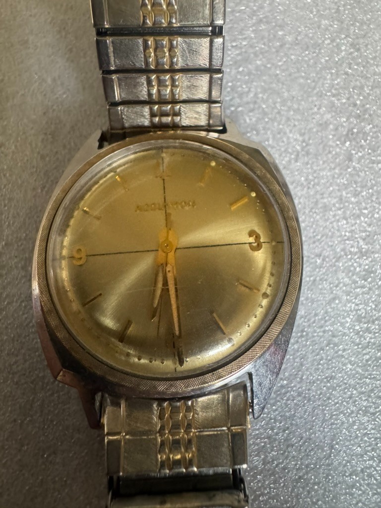 1967 Bulova Accutron 214 10K GF Bezel Tuning Fork Asymmetrical Case Watch