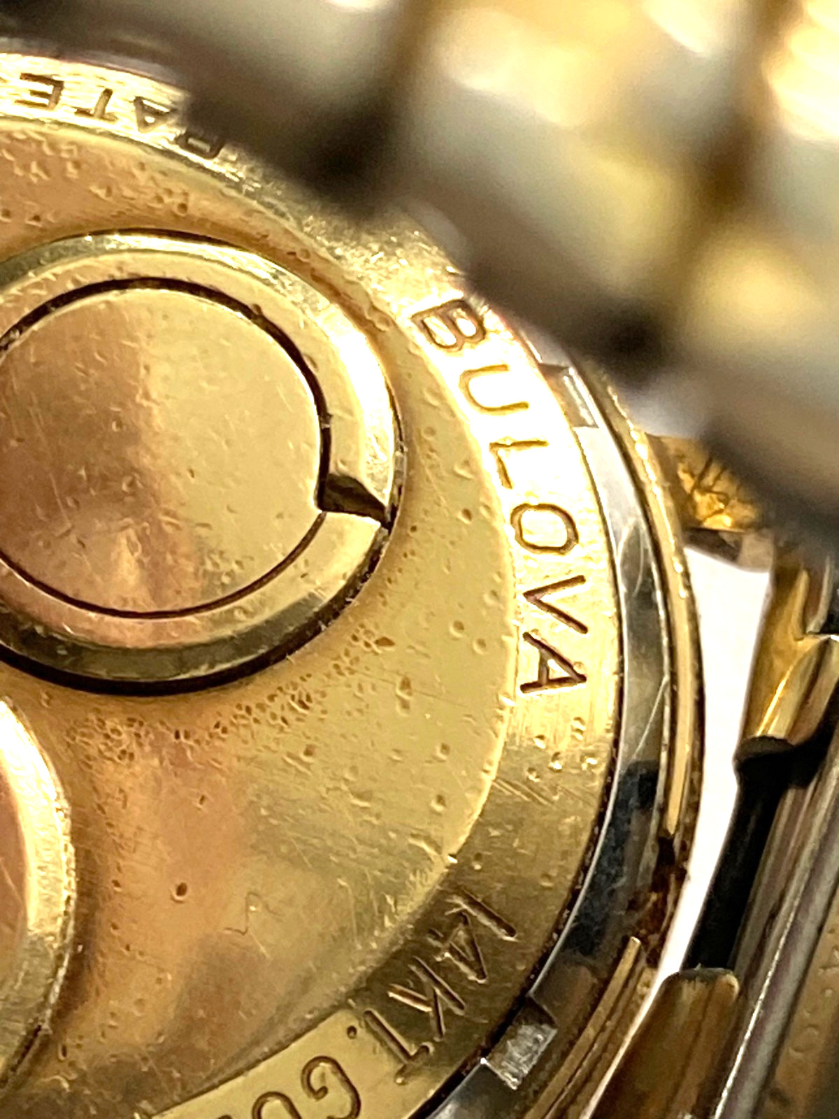 1962 Bulova Accutron 214 14K Solid Gold Watch M2 Tuning Fork Running Clean