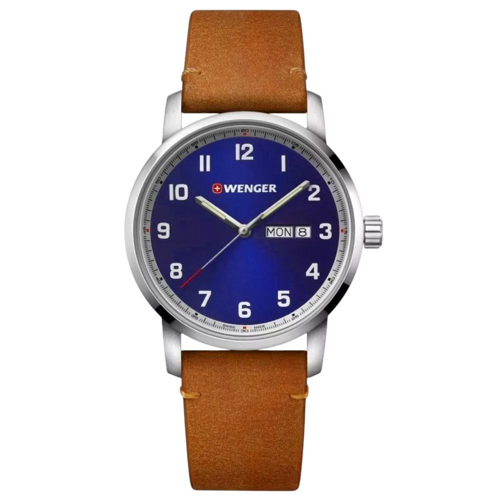 Wenger Swiss Army Men’s 01.1541.114 Attitude Blue Dial Watch 42mm