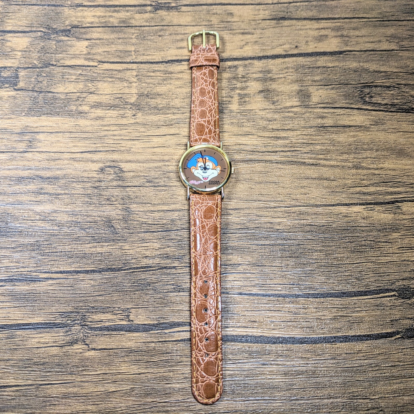 Vintage – 1994 Sasco Inc, Cocoa Krispies Cereal 9″ Watch, Kelloggs Coco Monkey