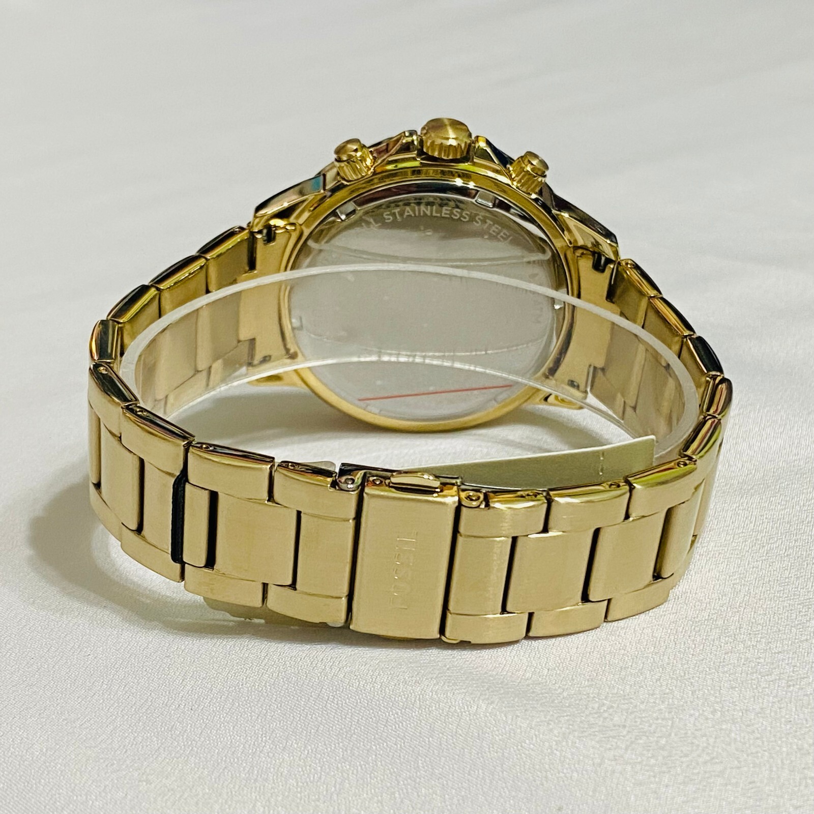 Fossil BQ2754SET Golden Green Chronograph Stainless Steel 5ATM Couples Watch Set
