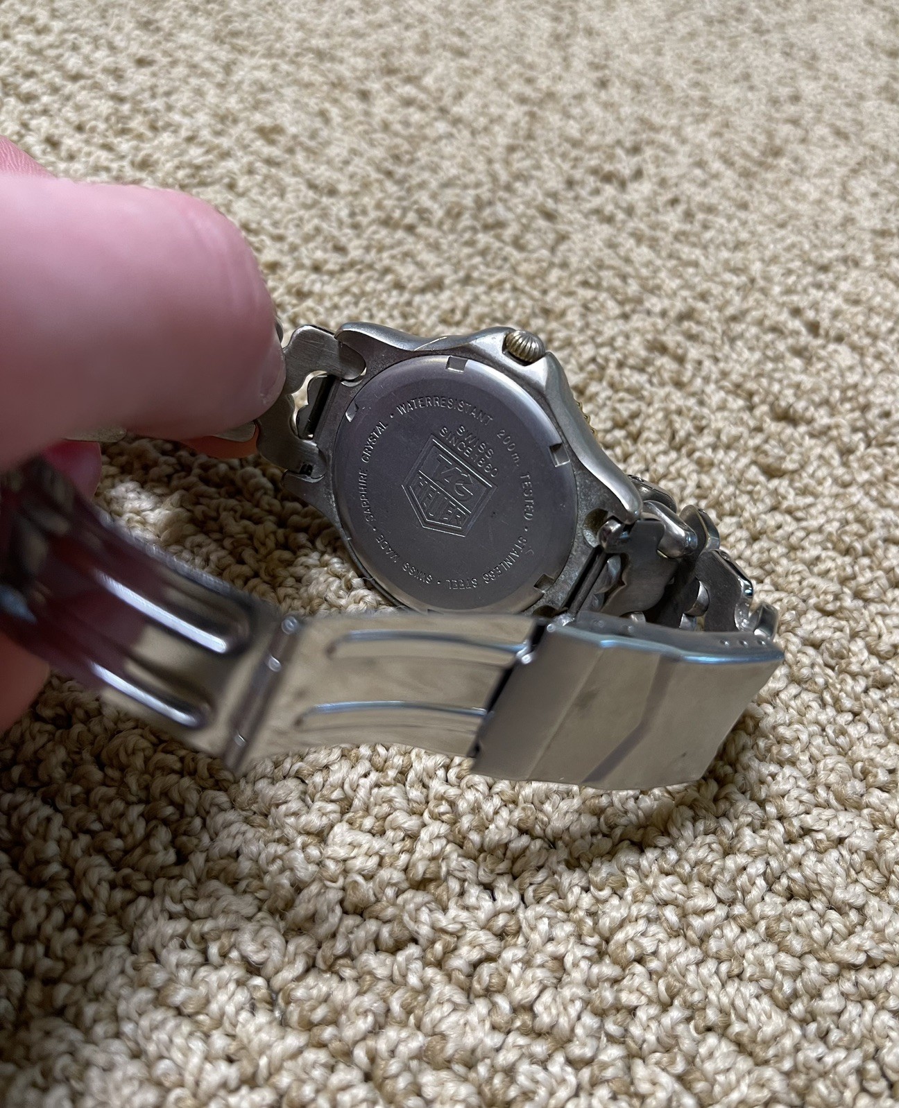 Men’s Tag Heuer Dive Watch 2-Tone Gold Plated / Stainless Steel 39mm