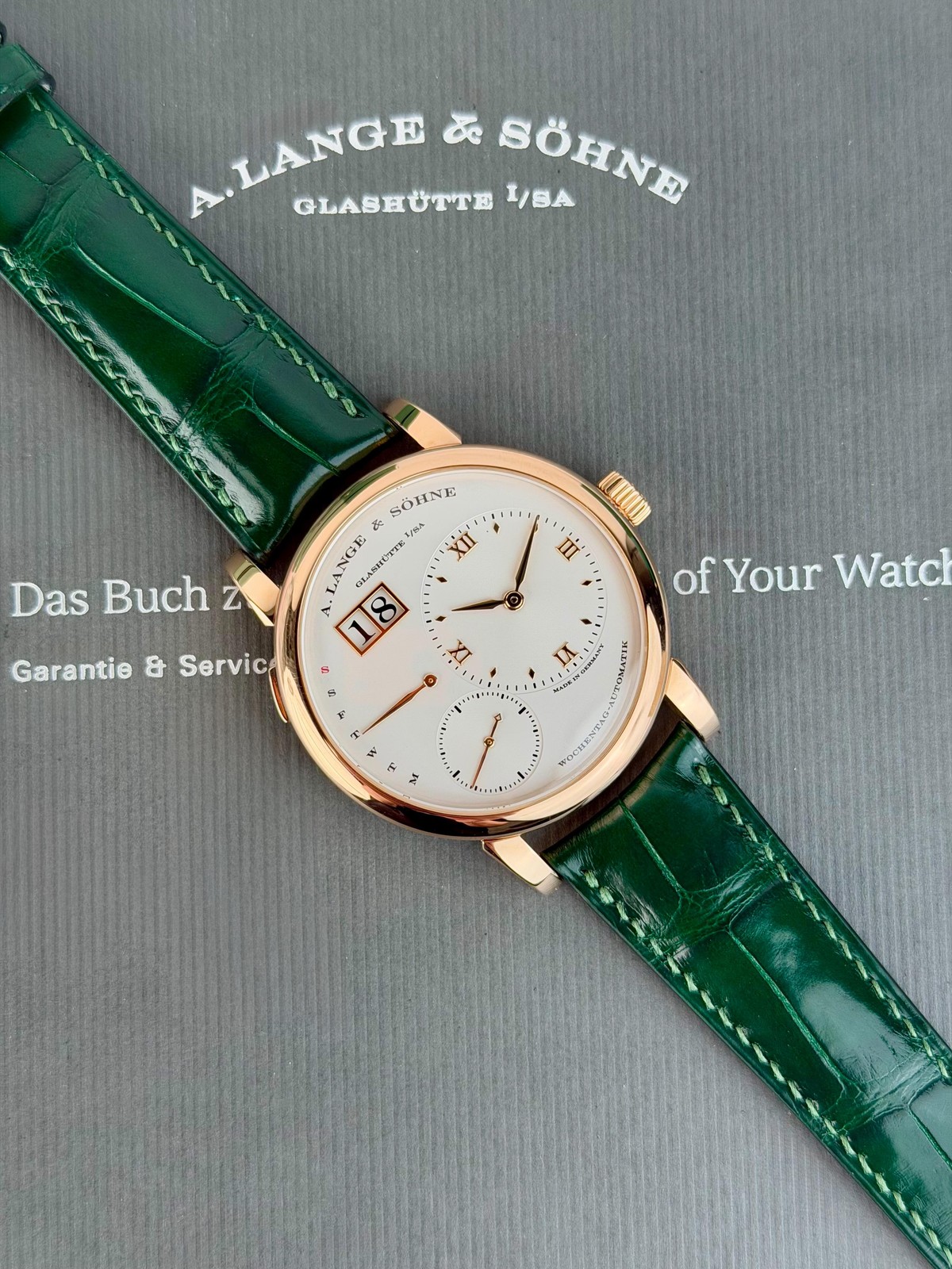 A. Lange & Sohne Lange 1 Daymatic 39.5 Argente Roman Preowned 2013 320.032