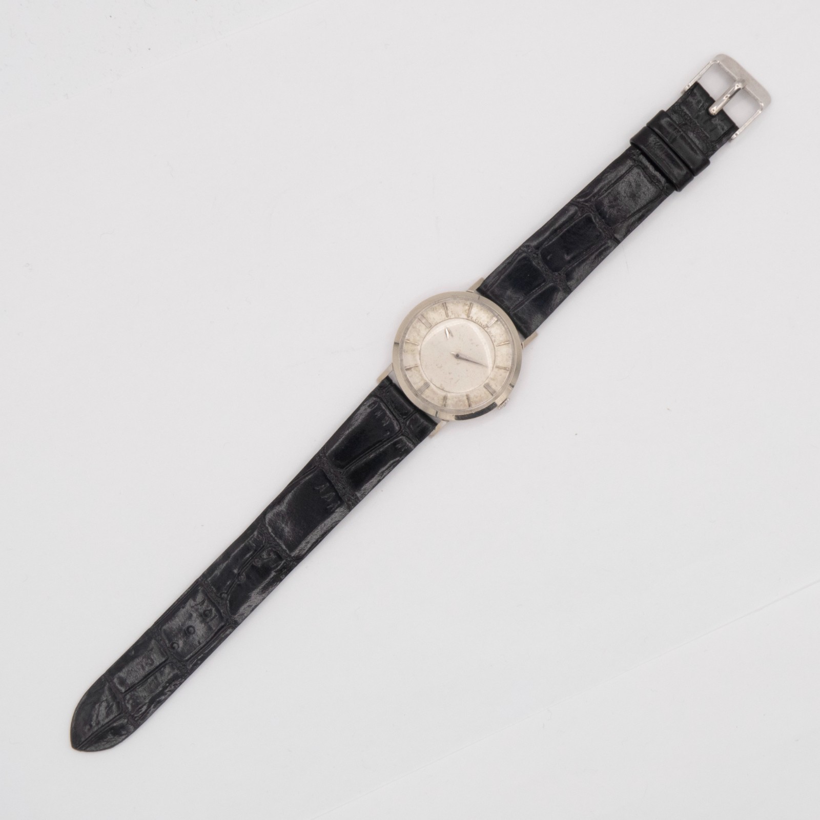 Vintage Longines Cal. 23Z 17-Jewel 10K White Gold Filled Wristwatch, Keeps Time