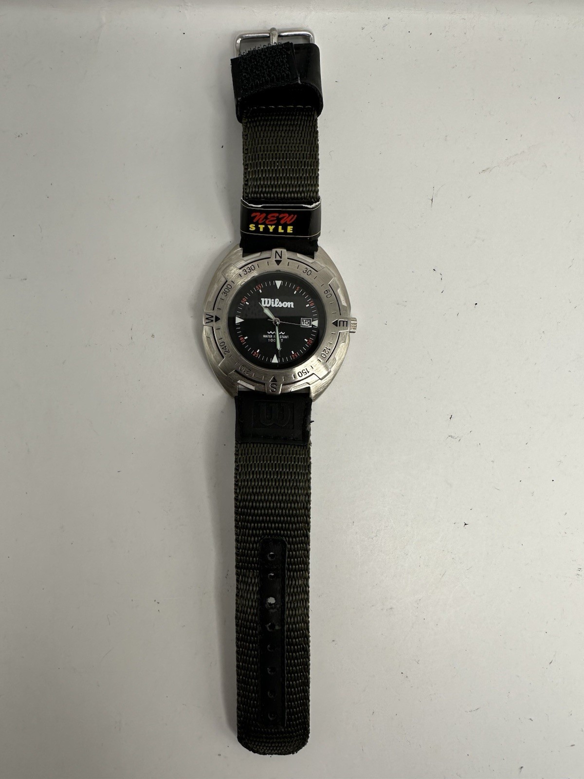 Wilson Mens Watch W900-231 New Battery 47MM 8″ Q