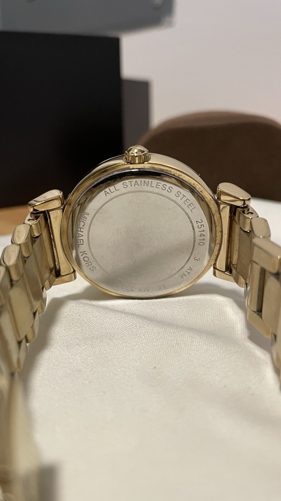 Michael Kors MK-3332 Gold Plated Watch