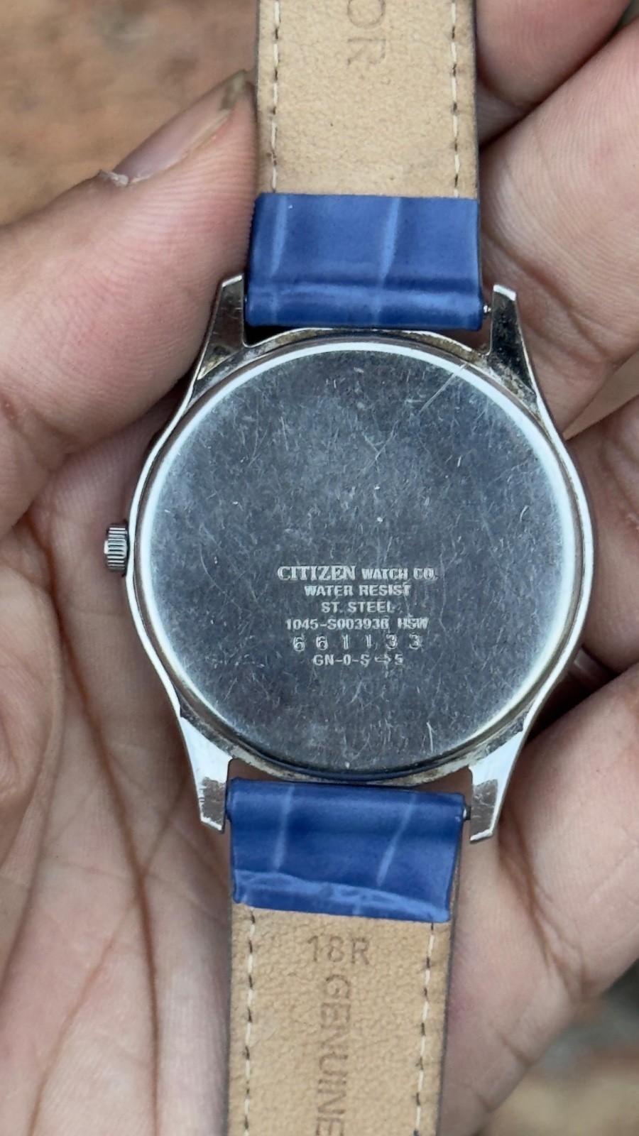 Vintage Citizen Quartz PAF Pakistan Air Force Side Second Watch 1045-S003938HSW