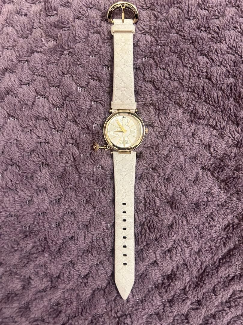 Vivienne Westwood watch with Orb charm White item