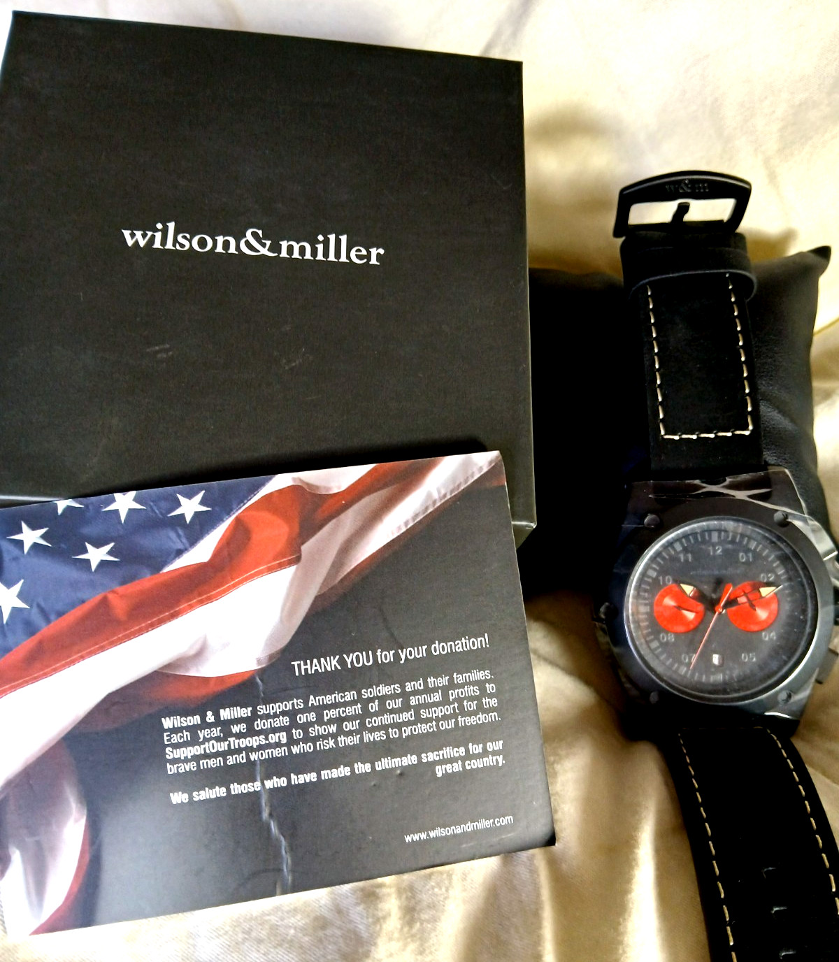 Brand New Wilson & Miller Mass Men’s Watch – Black, With Instructions