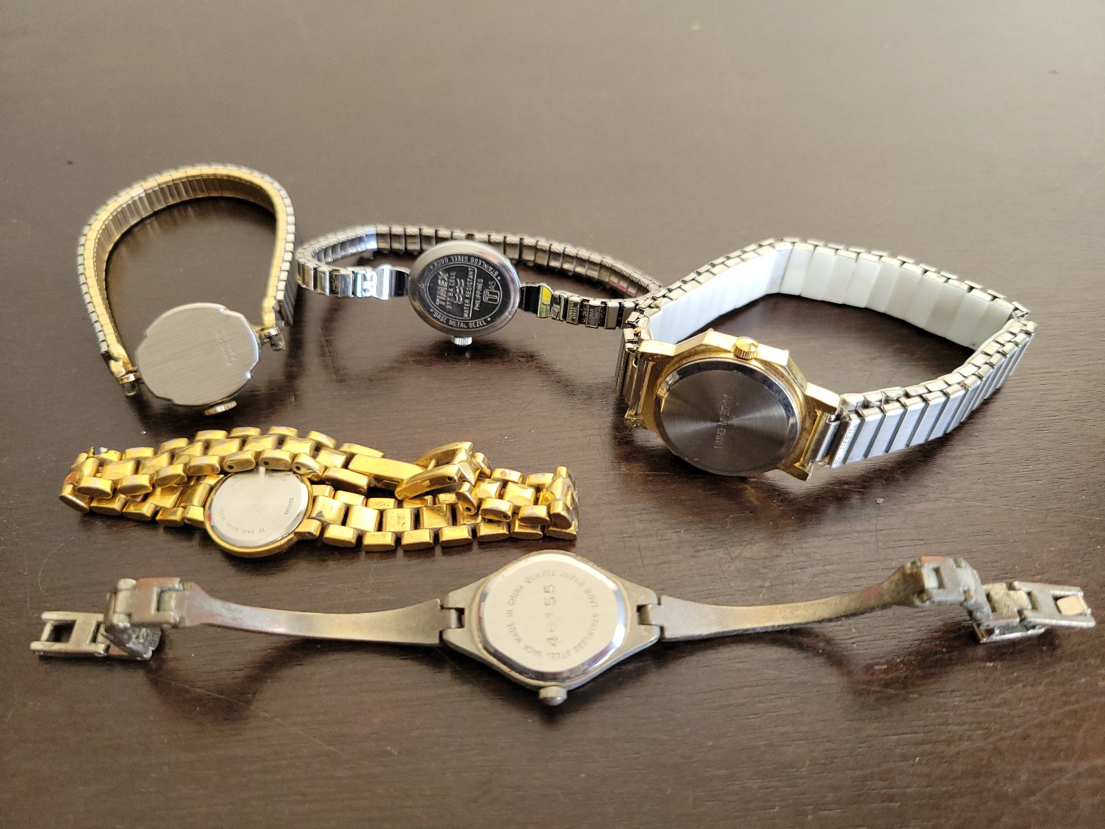 Lot of 16 mixed wrist watches various brands for parts or repair