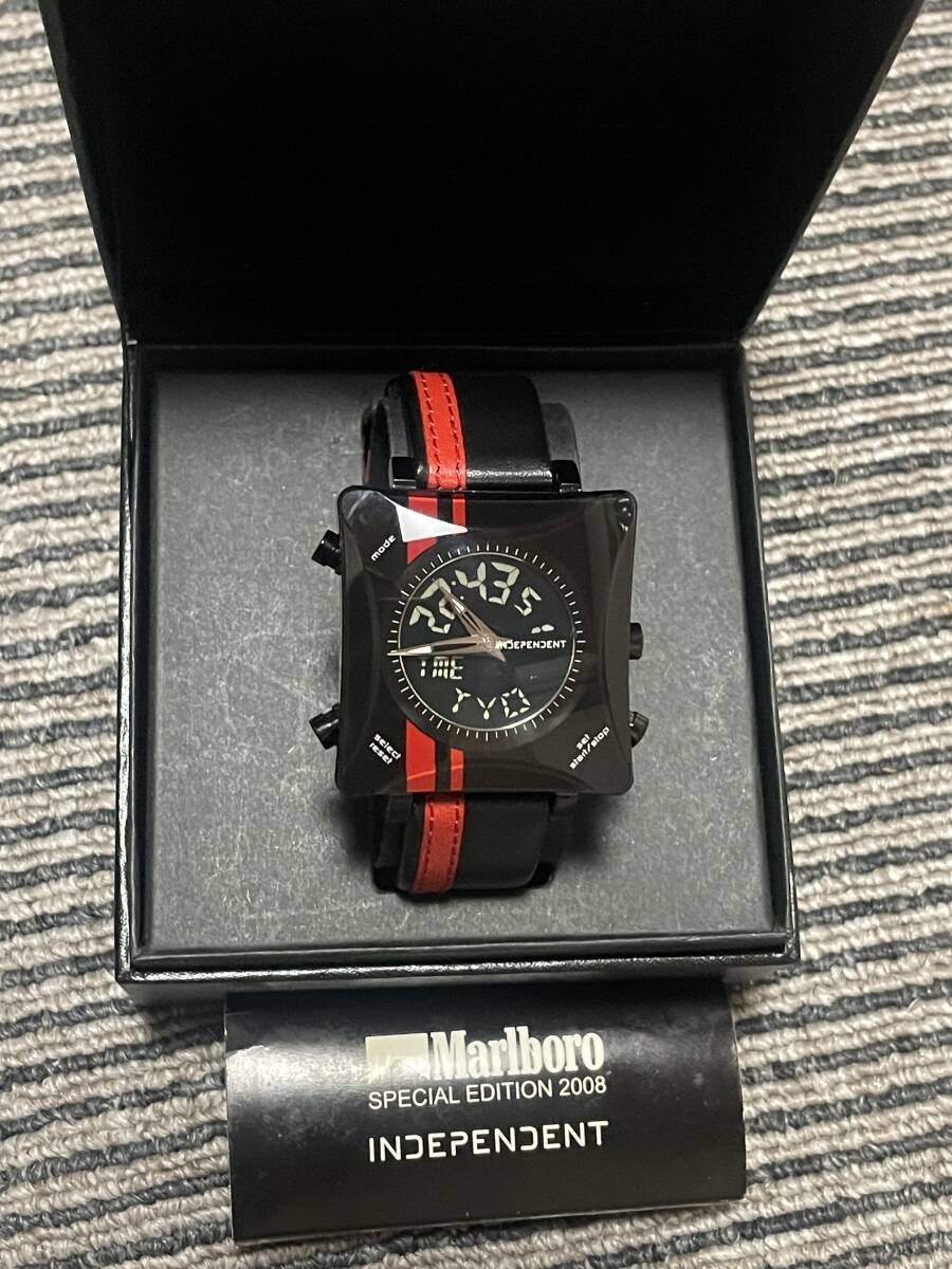 CITIZEN Independent × Marlboro Collaboration Ana-Digi Quartz Watch Unused Workin