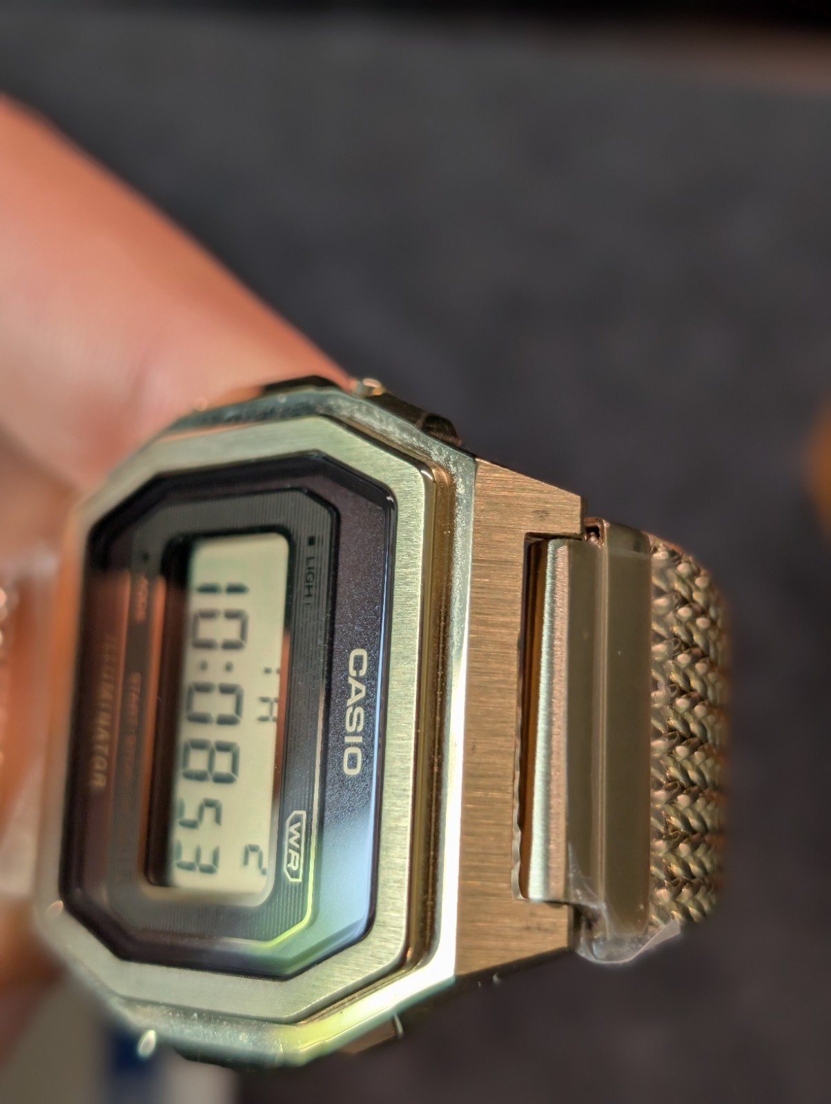 Casio A1000MGA-5 39.6mm Gold Stainless Steel Case Vintage Premium Digital