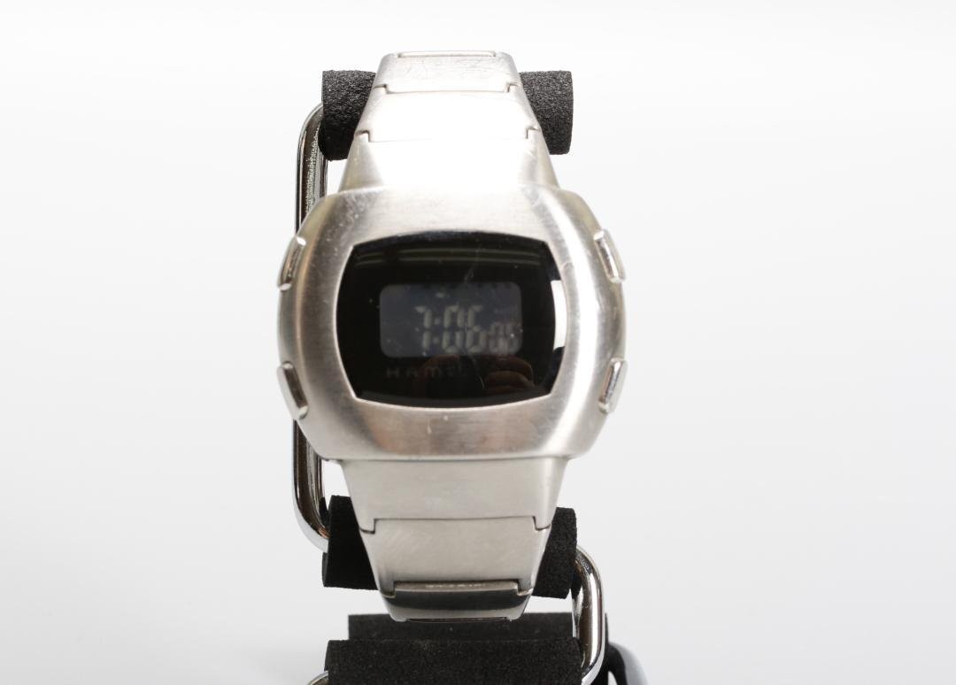 Hamilton MIB Digital Watch Limited Edition 12171303 Square Dial Accessary Auth
