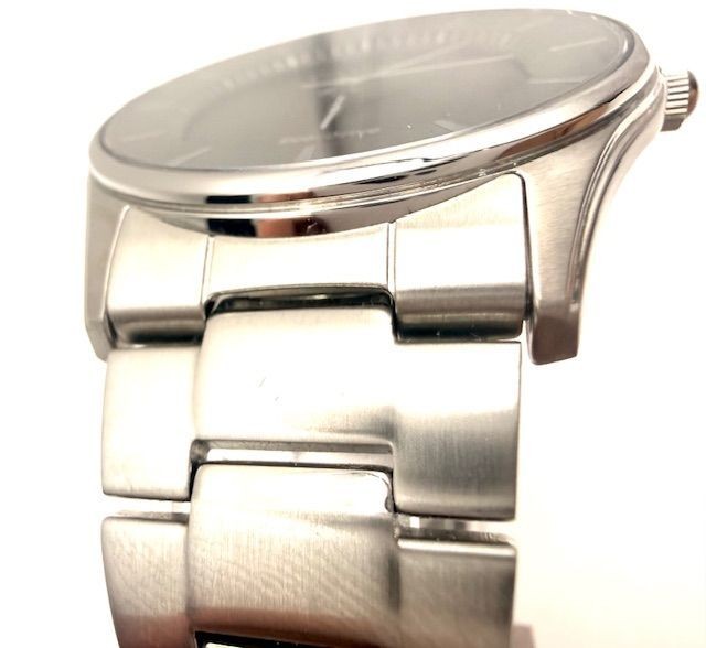 Operational Item CITIZEN SS Black Dial Eco Drive Men’s Watch E031 S103720 Box Li