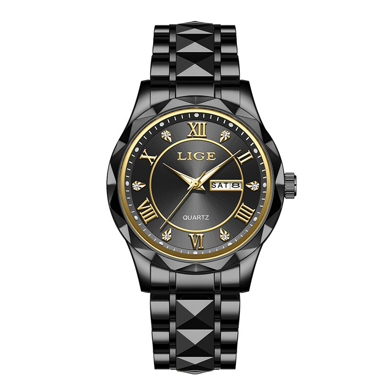 Men’s Watch Quartz Luminous Calendar Luxury Classic Stainless Steel Wristwatches