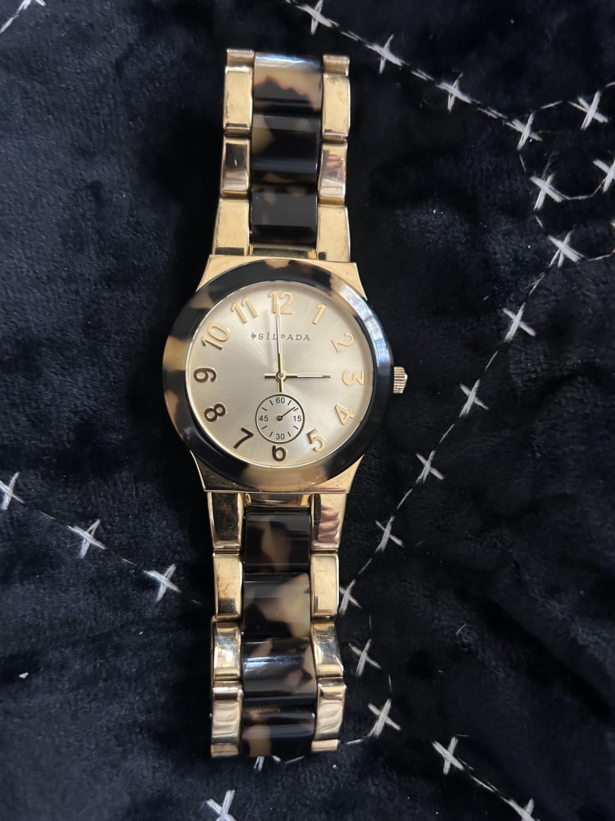 Silpada Tortoise Watch and Silpada 3 Brass Bangle Bracelets – Never Worn