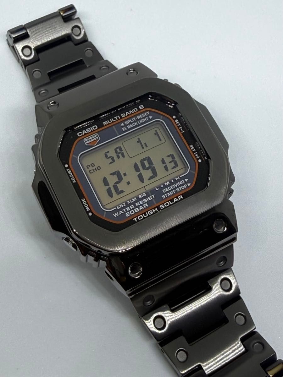 New Exterior Rare Module G-Shock GW M5610R Orange Line CooL Black TOUGH SOLAR