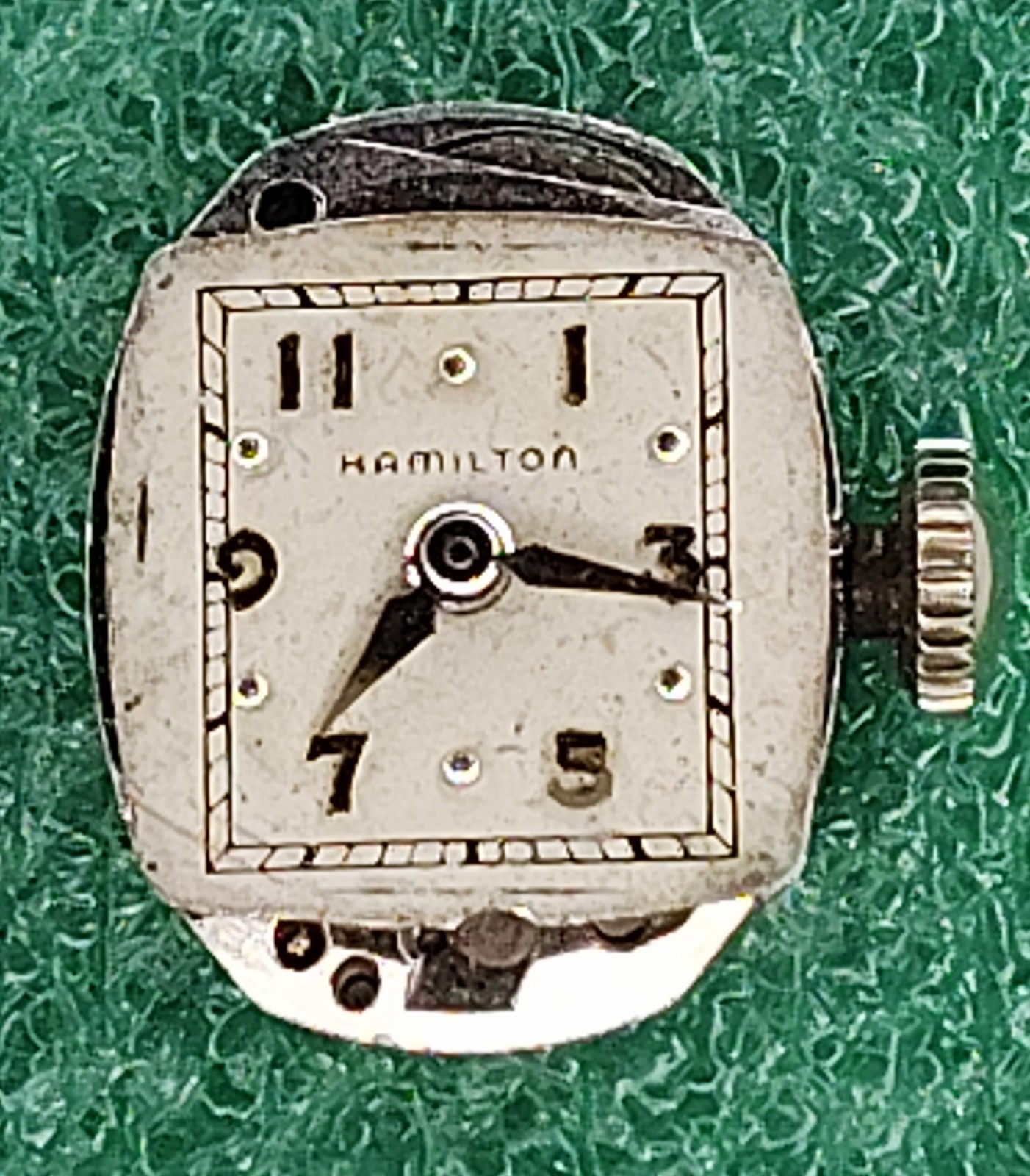 M17 Womens Hamilton Art Deco 756 Manual 19J Vintage Old Watch Movement Parts lot