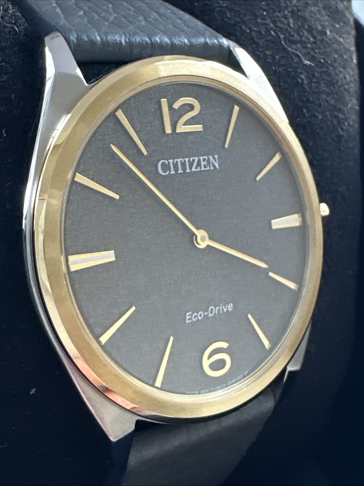 Citizen Men’s Sapphire Crystal Solar Eco-Drive Gray Watch 38 MM AR3124-07H