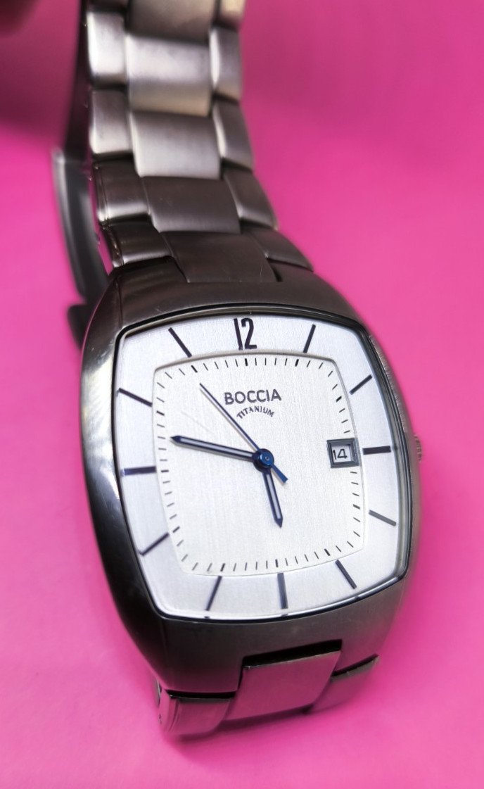 Vintage Boccia Mens Titanium Watch Quartz