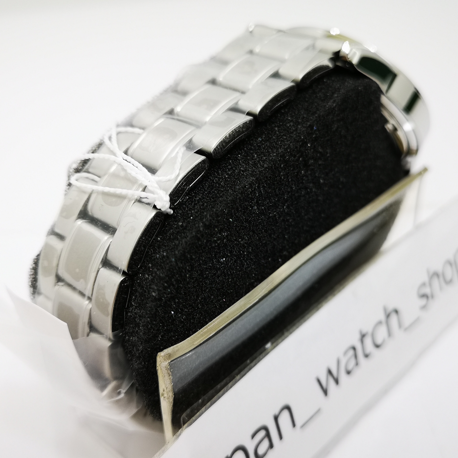 SEIKO Chronograph SND367PC Black Silver Men’s Watch New in Box