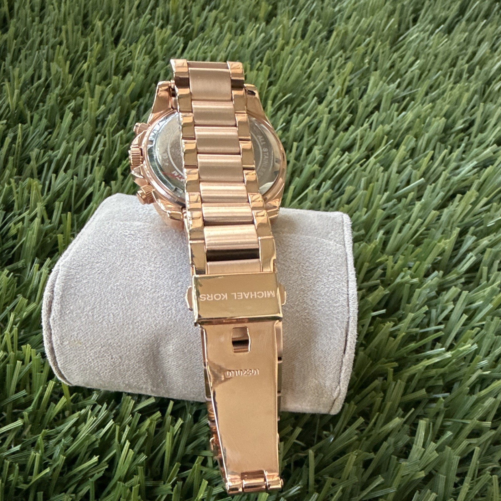 Michael Kors MK5263 Rose Gold Quartz Chronograph Date 38mm 50m Box Manual