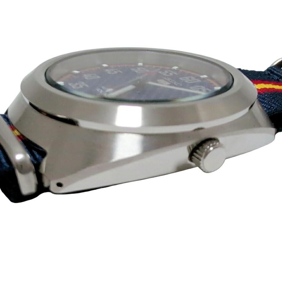 Seiko 5 Sports 4R35 44mm Navy Dial Ltd Edition Checker Caseback NATO Auth