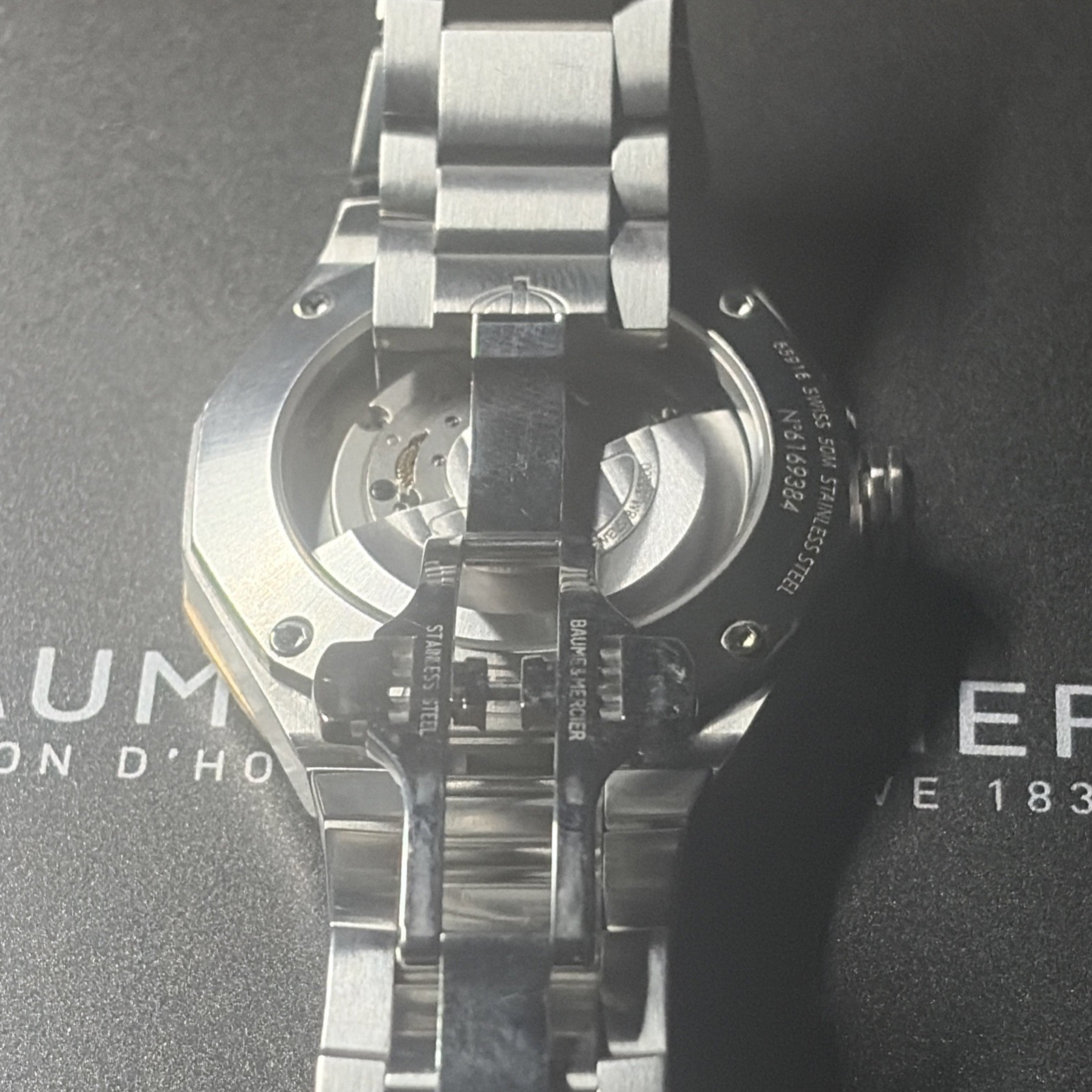 Baumer & Mercier Watch 36mm Riviera Automatic. All Links And Box