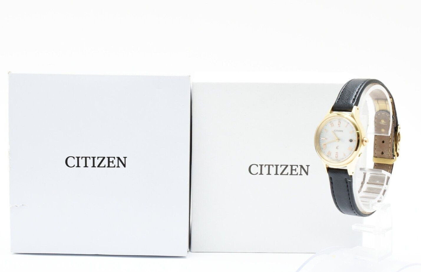 [ MINT w/Box ] Citizen Crosssea XC Eco Drive Radio H060-005VS04 Titan Gold JAPAN