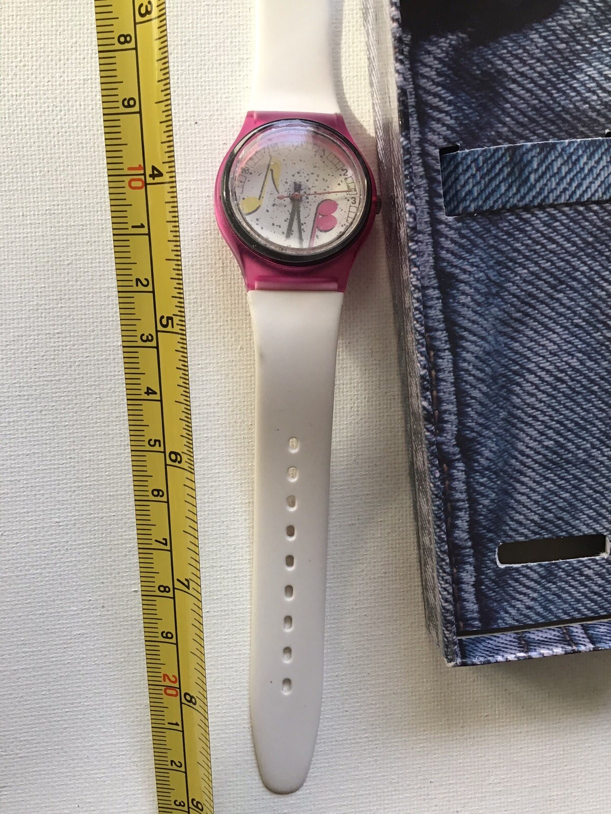 Fossil Promo Watch Japan Movement Bausch Lomb Teen Eye Deal New in Box Retro