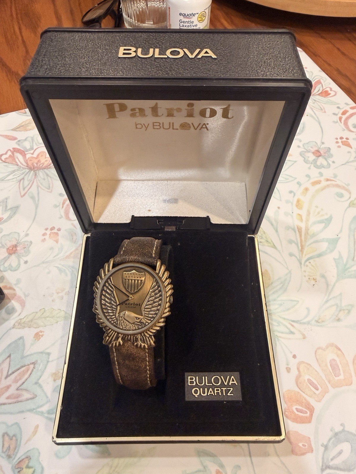 Bulova Patriot Watch- never worn, no corrosion.