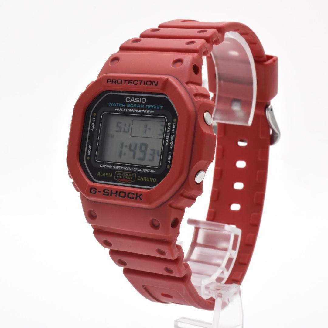 CASIO G-SHOCK Men’s Red Watch Authentic Durable Waterproof Used