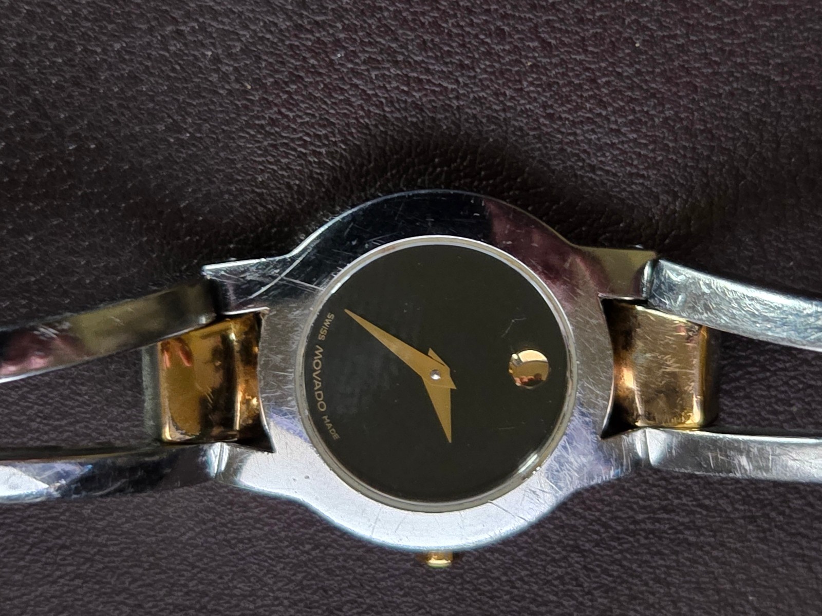 Movado 81 E4 1842 Two Tone Ladies Watch