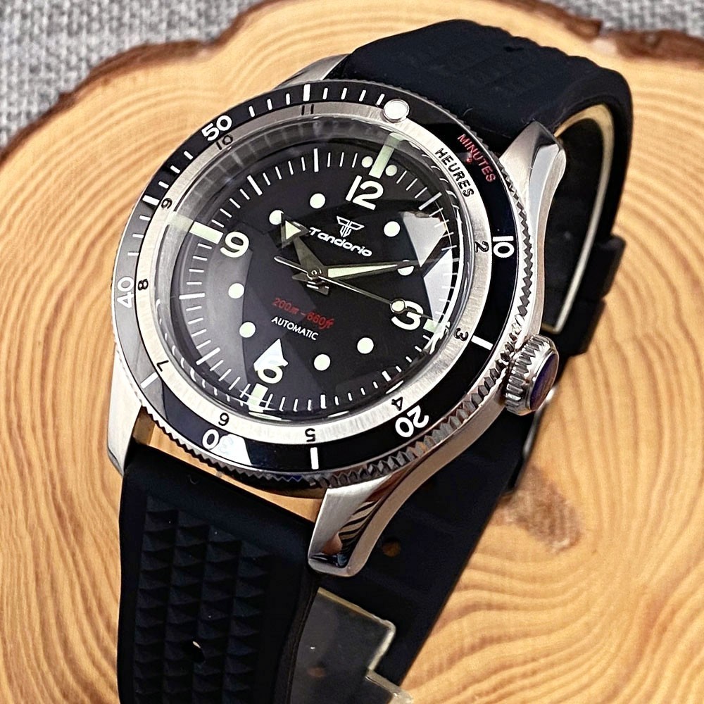 20ATM Diver Tandorio 40mm Retro Sapphire Automatic NH35A Miyota8215 Men Watch